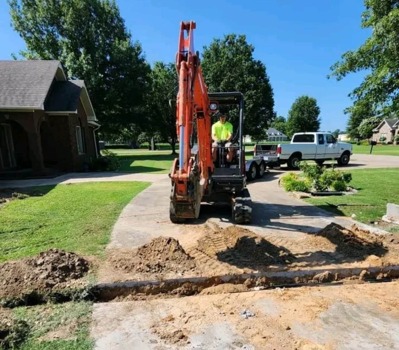 Professional drainage work 1