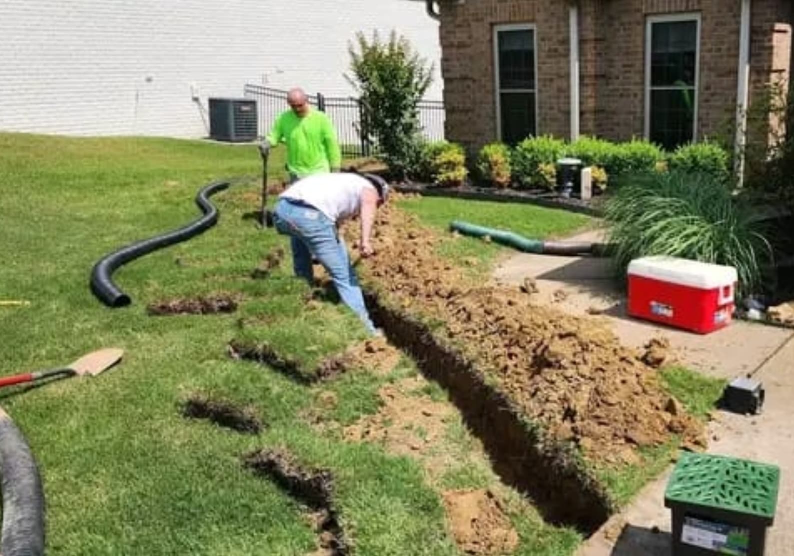 Professional drainage work 3